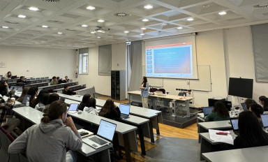 Prof.Ass.Dr. Elsa Vula lectured to doctoral, master's, and bachelor's students at one of the most prestigious Italian universities